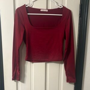 Red Long Sleeve Tee